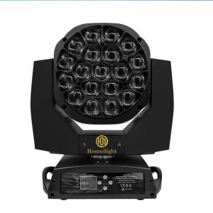 Wholesale Mac Aura 19x15w Big Bee Eyes Moving Head Lights Zoom Beam Wash Luces DJ Light from china suppliers