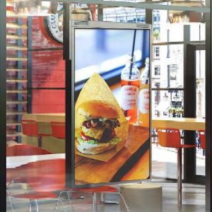 Wholesale 55 Inch Double Sided Digital Signage Screens Window Sunlight 1920x1080 from china suppliers
