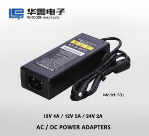 Wholesale IP20 Indoor 60W CCTV Power Supply Adapter 12V4A 12V5A Universal AC DC Adapter from china suppliers