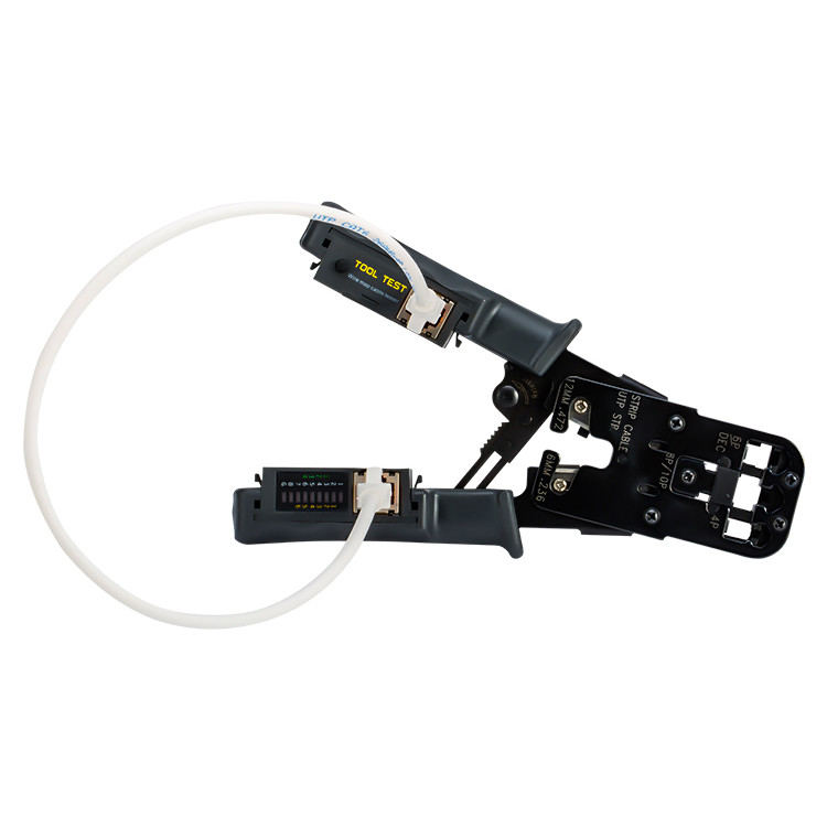 Multi Functional Wire Stripper Cable Network Tool For 8P6P4P And With Cable Tester Crimping Tool