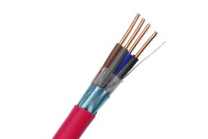 Wholesale FRLS Shielded 0.50mm2 Fire Resistant Cable Bare Copper Conductor with FRLS Jacket from china suppliers