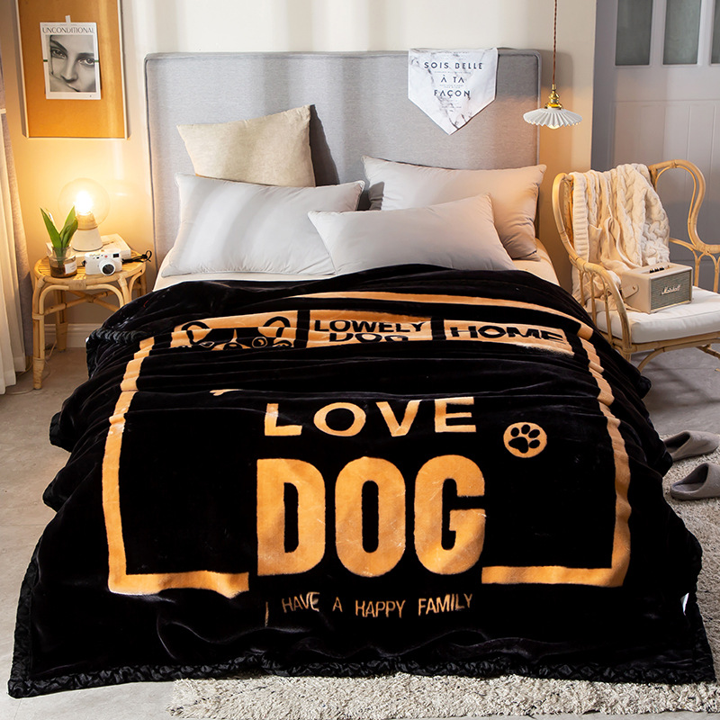 Direct Supply Popular Double Thick Wool Blankets for Autumn Winter Activities Cover