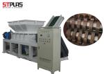 Twin Shaft Portable Plastic Shredder Rubber Metal Wood Bottle Shredder With