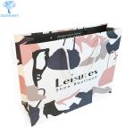 Eco Friendly CMYK Paper Shopping Bags With Handles Foil Stamping