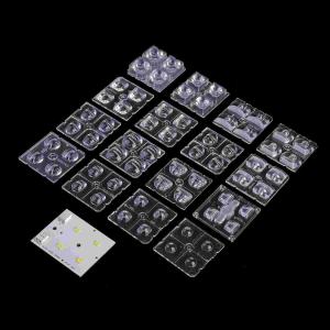 Wholesale 2x2 Led Module 50x50mm 4 in 1 LED Optical Lens For Road Lamp from china suppliers