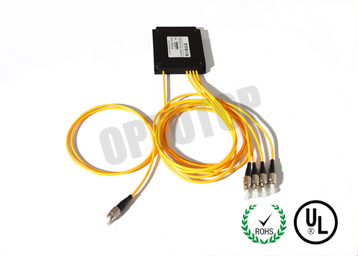 Customized Optical Fiber Coupler Splitter 850 nm Stain Steel Tube OM 1 / 2 / 3 / 4