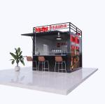 Modern Design Style 10ft Container Sentry Box Fast Food Truck Mobile Coffee