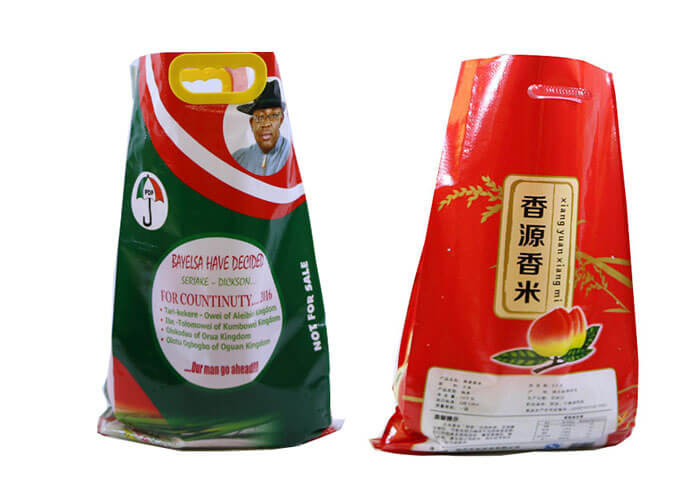 Oversized 100% Virgin PP Rice Packaging Bags Customised Length / Width