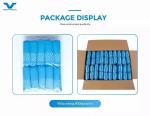 Disposable PP Shoe Cover 10g Blue Anti Slip OEM 17 X 41cm