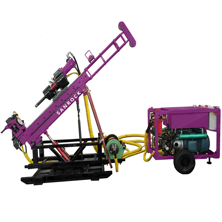 Horizontal Core Drilling Rig Machinery Tunnel Exploration Hydraulic Core Drilling Rig