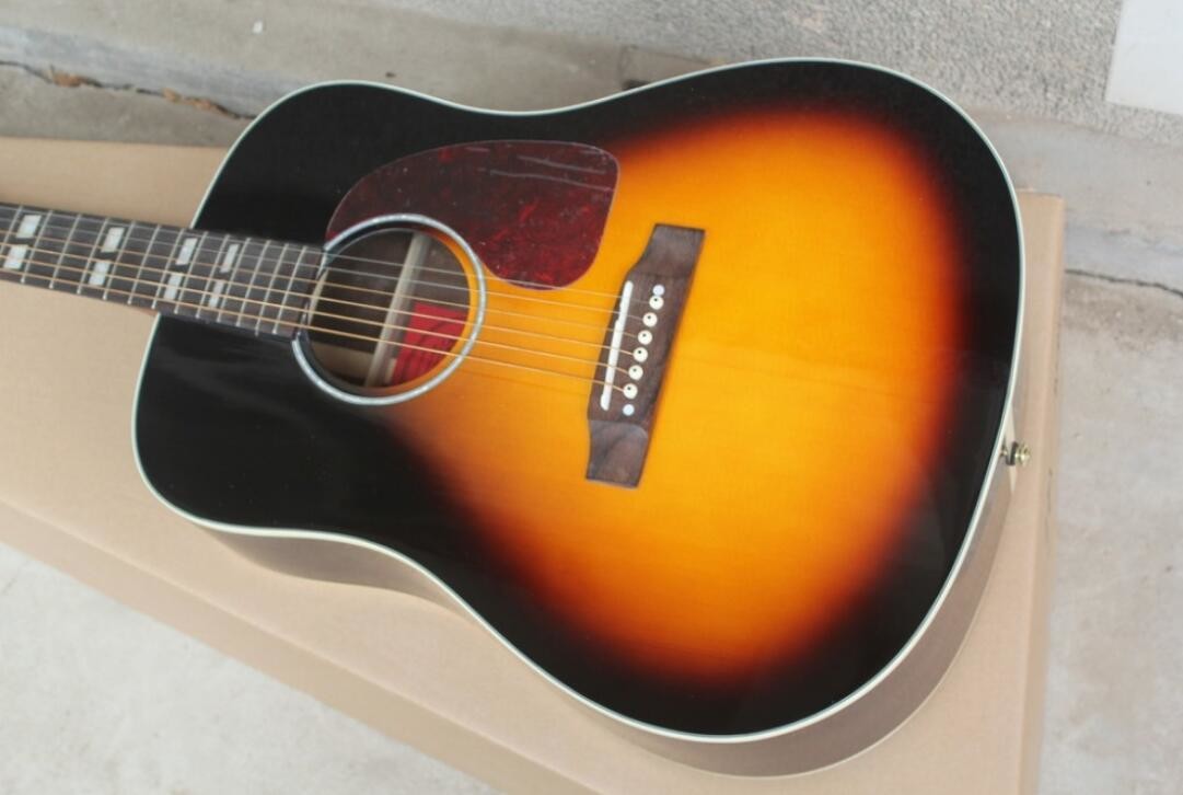 2018 New Chibson G45 acoustic guitar diamond inlays GB G45 VS electric acoustic guitar