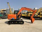 Used Hitachi ZX70 Mini Excavator With Rubber Track 7 Ton Mining Excavator