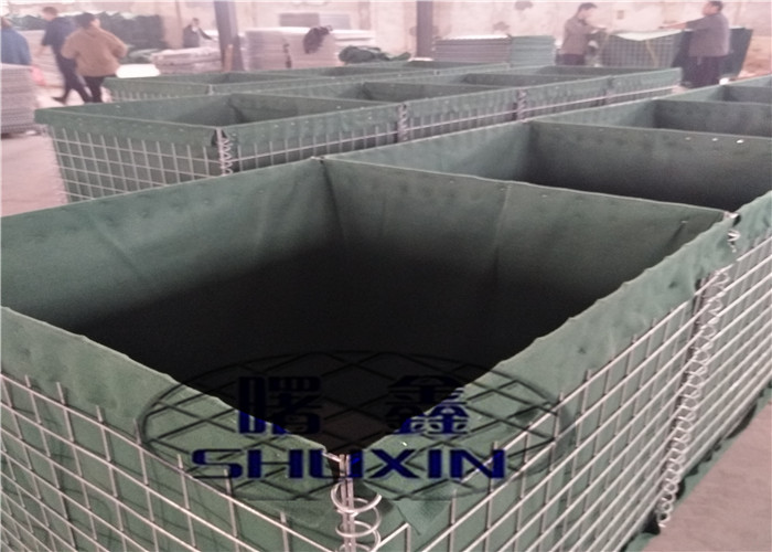 River Protection Mil 10 Hesco Defensive Barrier With 300g Sand Color Geotextile