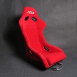 Velvet Material Red Racing Seats Customizable Soft Racing Bucket Seats