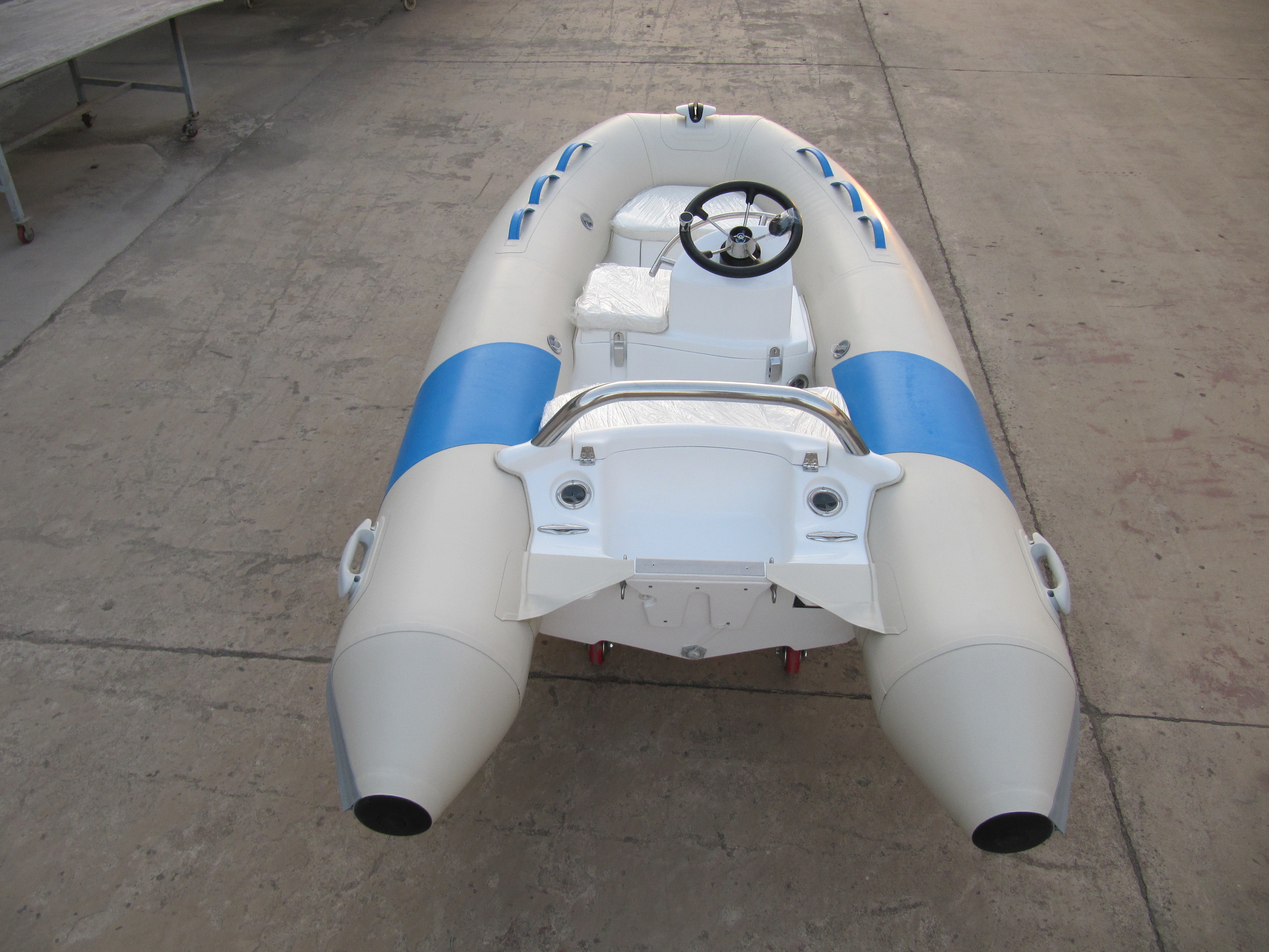2022 new Fiberglass hull inflatable tube PVC small sizes boat 300