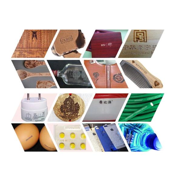 High Accuracy Fly Laser Marking Machine High Modulation Frequency No Consumables