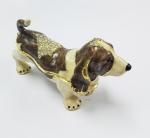 Wholesale dogs shaped jewelry boxes metal favor boxes gift box