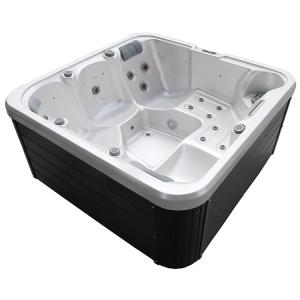 Wholesale 27pcs Jets 2 Lounges Outdoor Spa Hottub Whirlpools Massage Hot Tub from china suppliers