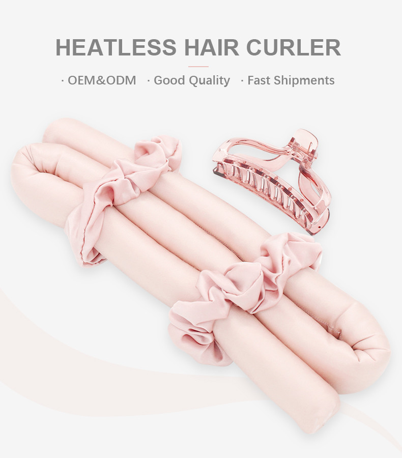 Heatless Silk Hair Curling Ribbon Flexible 100% Mulberry Silk Material