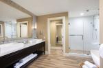 Vietnam hotel furniture for sale by wood headboard bed with drawer cabinet and