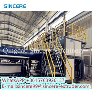 Wholesale HDPE Plastic Hollow Wall Coiled PE Spiral Pipe Extrusion Line Production Equipment from china suppliers