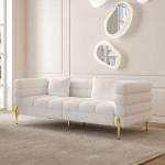 Luxury Living Room Sofa Set Fabric Velvet Sofas Modern Sectional Cover Couch