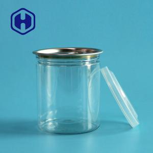 Wholesale 250ml 209# Clear Plastic Cans With Aluminum Easy Open Lid Peanuts Powder Packaging from china suppliers