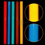 Micro Glass Beads Reflective Sheeting Tape For Traffic Road Signs
