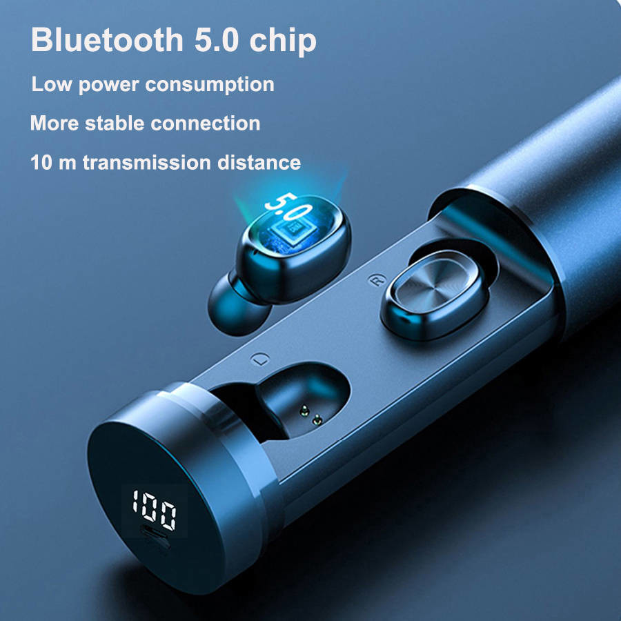 Running Sports Earbuds With Mic CVC8.0 Noise Cancelling Earphones Touch Control