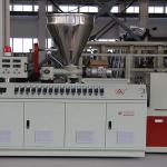 Gearbox Twin-Screw Type PVC Extrusion Line for Long Service Life Manufacturing