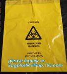 Customized Biohazard Waste Bag, autoclavable ldpe medical biohazard waste
