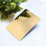 Kitchenware Inoxidable SS Coloured Sheet , Anti Oxidation Gold Stainless Steel