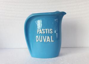 Wholesale Ceramic Blue Hall Water Pitcher Dolomite Milk Jug for Drinking Customized size from china suppliers