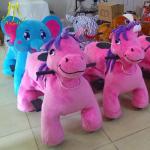 Hansel amusement park games kiddie electric ride on walking toy unicorn in mall