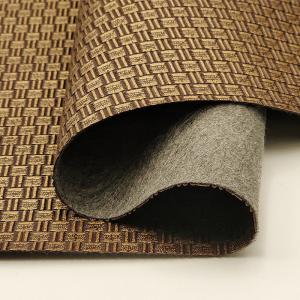 Wholesale Packaging Bag Faux Leather Projects PVC Knitted Antique Brass Weave from china suppliers