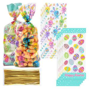 Wholesale Clear Transparent Plastic Cellophane Party Bag,Easter Cello Treat Bags from china suppliers