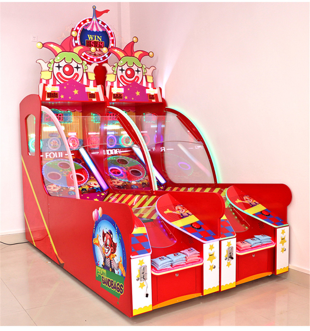 Fun Sandbag indoor Arcade game Ticket Redemption Game Machine For Amusement Park