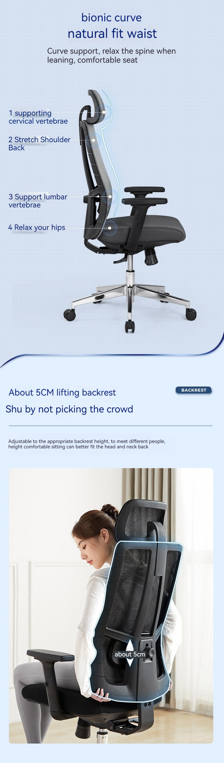Modern Office Furniture Manager Office Executive Table and Ergonomic Mesh Office Chair