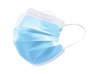 China Melt Blown Fabric Non Woven Medical Products 3 Ply Surgical Mask With Ear Loop on sale