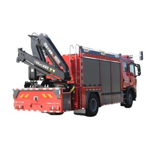 Wholesale SINOTRUK HOWO 15m 3 Sections Aerial Operate Arm 340 Horsepower 4X2 Emergency Rescue Fire Truck from china suppliers