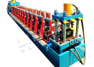 China 1.8mm Pallet Rack Roll Forming Machine Supermarket Shelving Steel Slotted Angle Rack on sale
