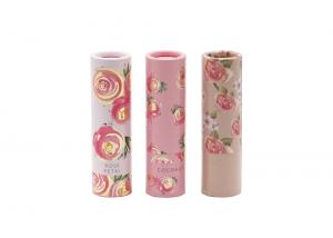 Wholesale 3.5g Eco Friendly Paper Lipstick Tubes With Flower Pattern from china suppliers