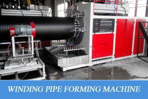 Wholesale Hdpe Hollow Wall Winding Plastic Pipe Production Line For Big Diameter Water Supply from china suppliers