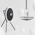 Rechargeable Floor Standing Fans 5W 10000mAh Led Light Fan Remote Control