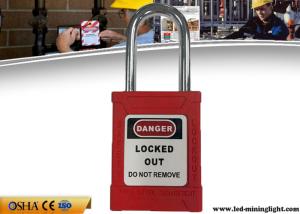 Wholesale Safety Lockout Padlocks 38 Mm Steel Lock Shackle 53 Mm ABS Lock Body from china suppliers