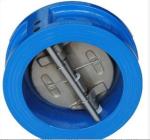 DN80 Pn16 Non Reture Industrial Check Valves Dual Plate Spring Tilting Disc