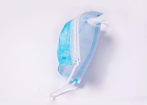 Blue disposable children & adult face mask 3ply medical surgical respirator with