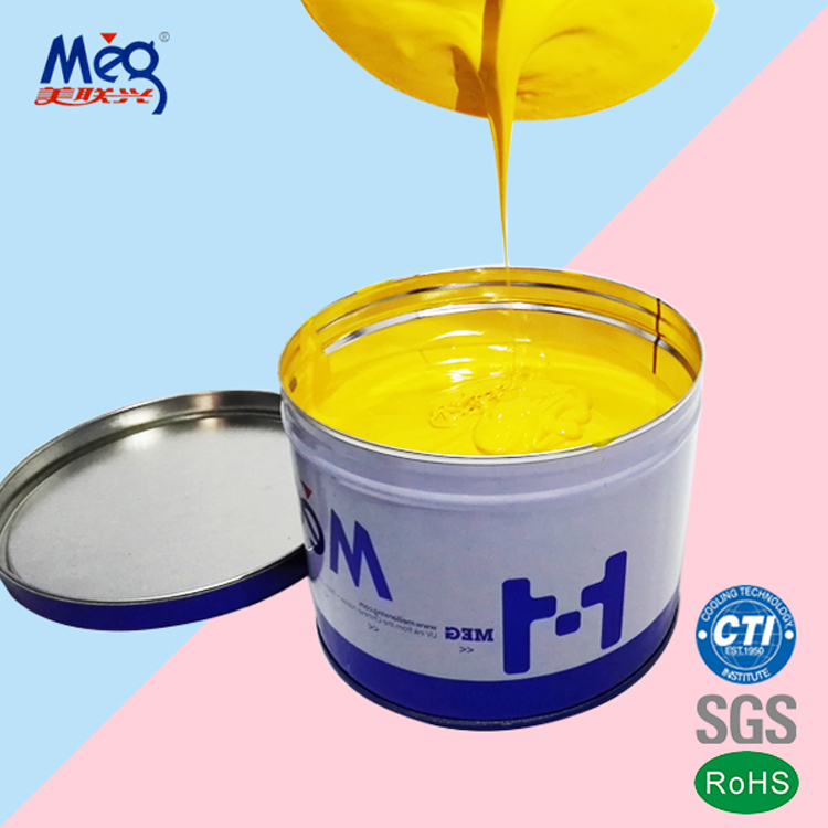 uv offset ink for 3d metal printing effect