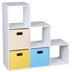 Modern design Living Room MDF Wood portable book shelf furniture