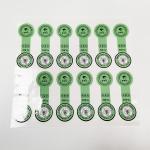 Green Lollipop Food Adhesive Labels Die Cut Stickers For Sealing Boxes Pantone